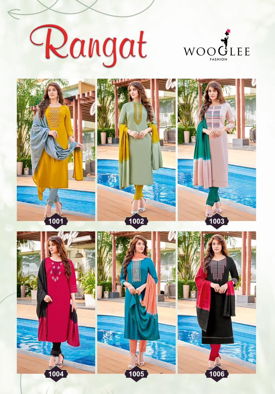 Wooglee Rangat Ethnic Wear Wholesale Readymade Salwar Suits Catalog